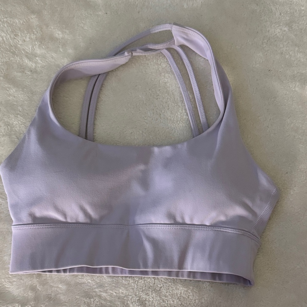 Garage Light Purple Strappy Sports Bra